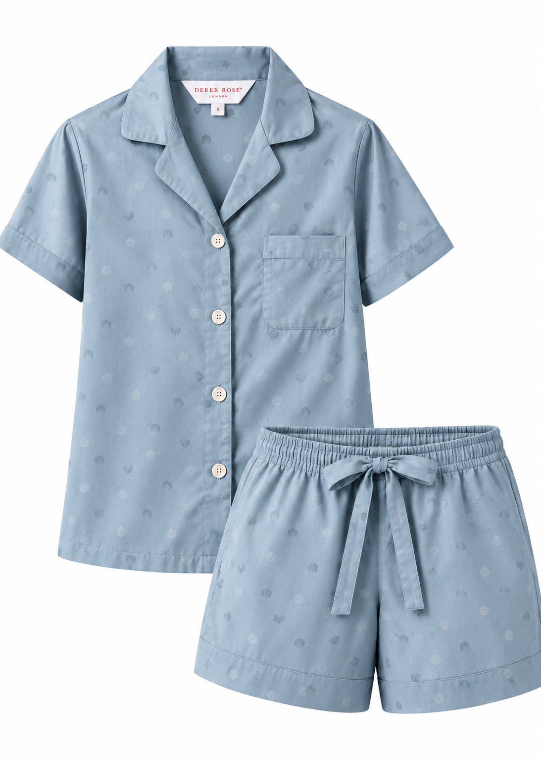 Derek Rose Women's Short Pyjama Set - Blue