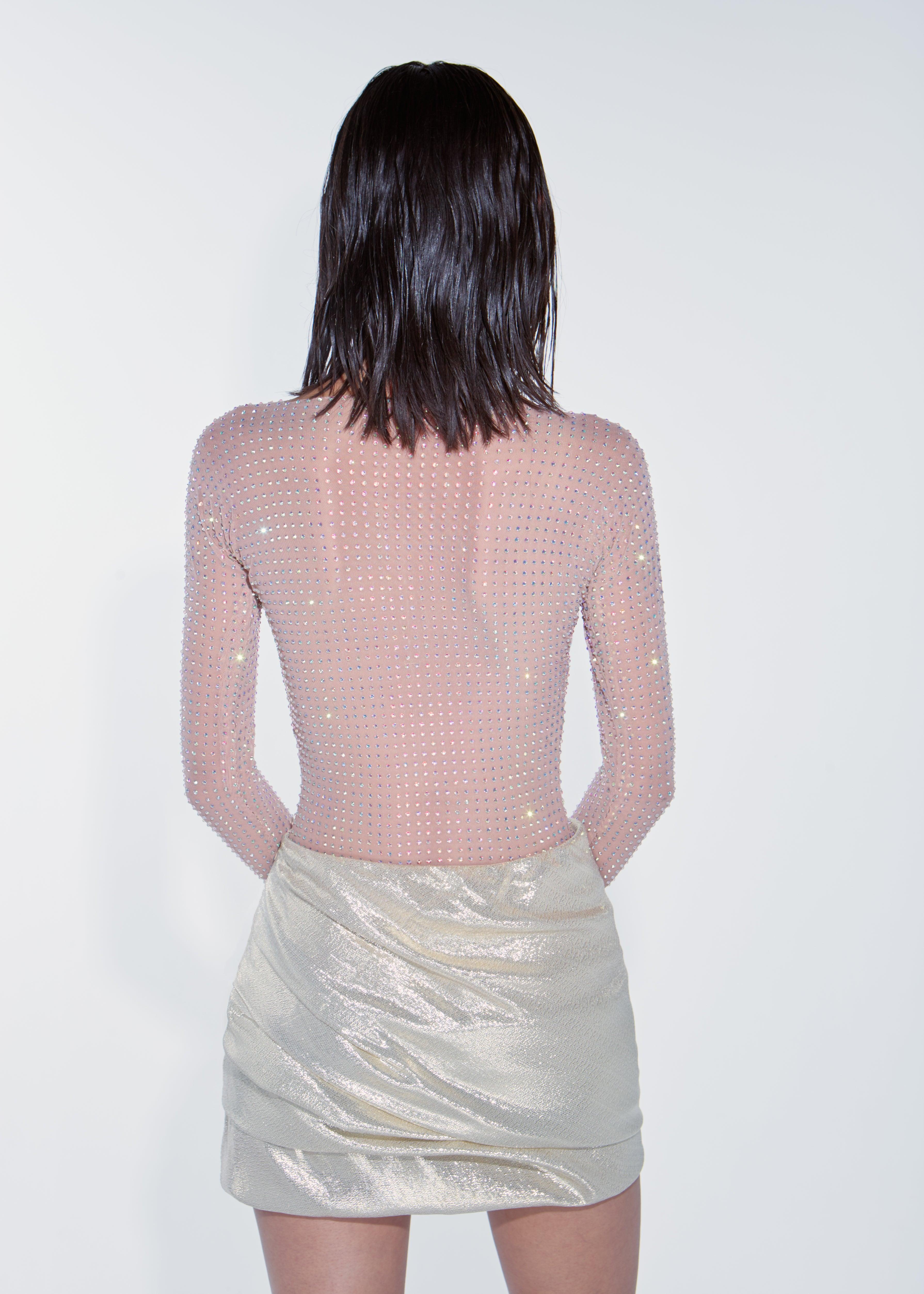 Nué Studio- CRYSTAL BODYSUIT - SAMPLE SALE LONDON 
