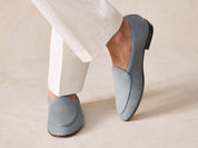 Sagan Classic Loafers in Thunder Blue Asteria Suede