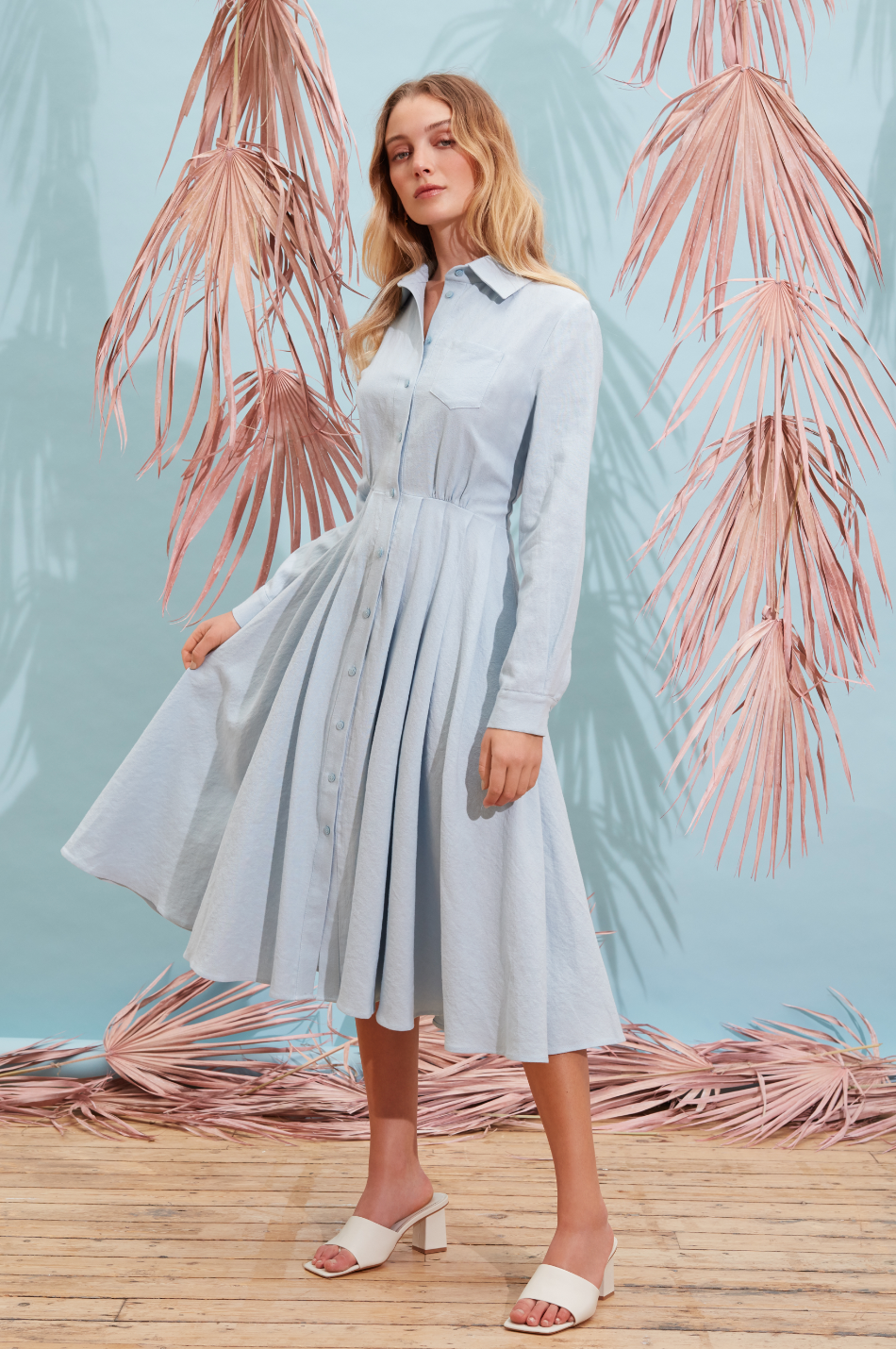 A Mere Co. - Linen Dress - Size S