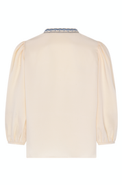 Lyra Silk Blouse - Ivory