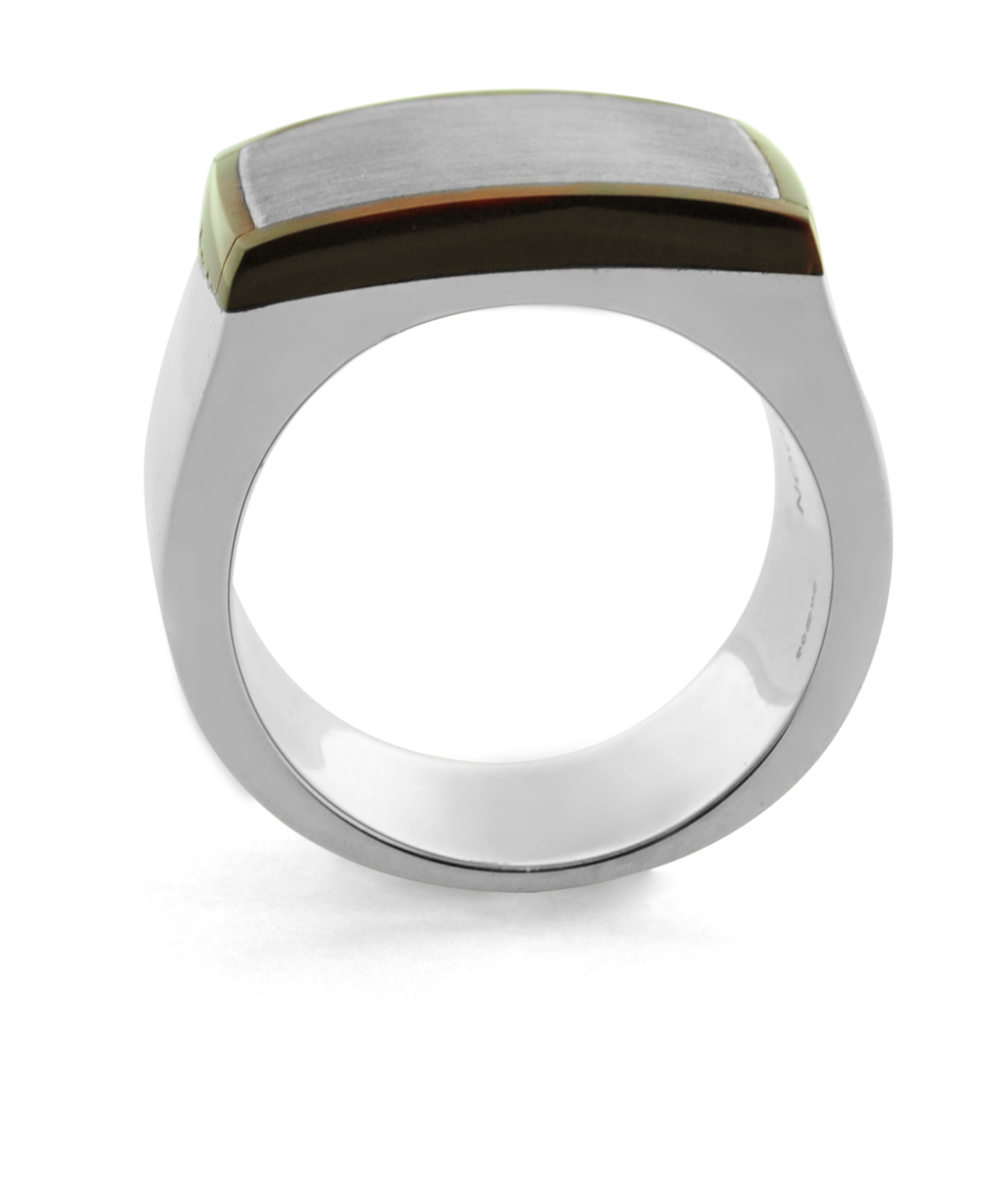 Tateossian Trojan Red Tiger Eye Ring (L Size)