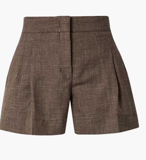 Casasola Shorts Wool Silk And Lilnen