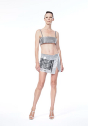 Barcode Mirror Skirt Nué