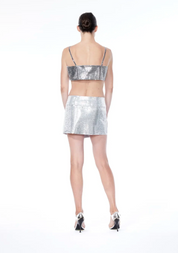 Barcode Mirror Skirt Nué