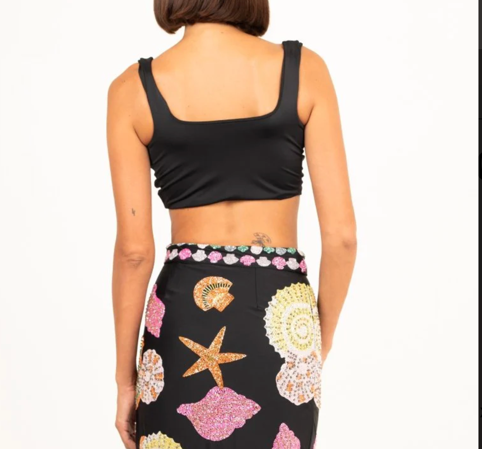 Oceanus New York Hand Beaded Top