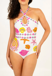 Oceanus Sirena Swimsuit White
