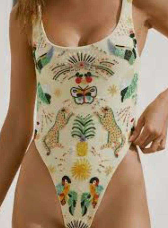 Oceanus Valerie One Piece Yellow