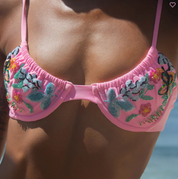 Oceanus Los Angeles Beaded Bikini Top