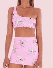 Oceanus Callie Co-ord Pink Top