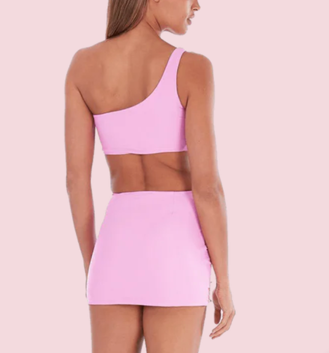 Oceanus Callie Co-ord Pink Top