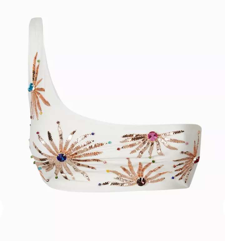 Oceanus Callie Co-ord Top White