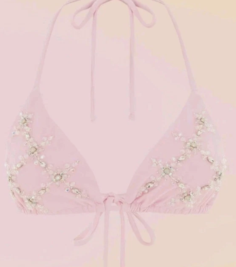 Oceanus Bikini Top Pink