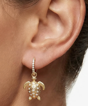 Oceanus Sea Turtle Sparkle Hoops