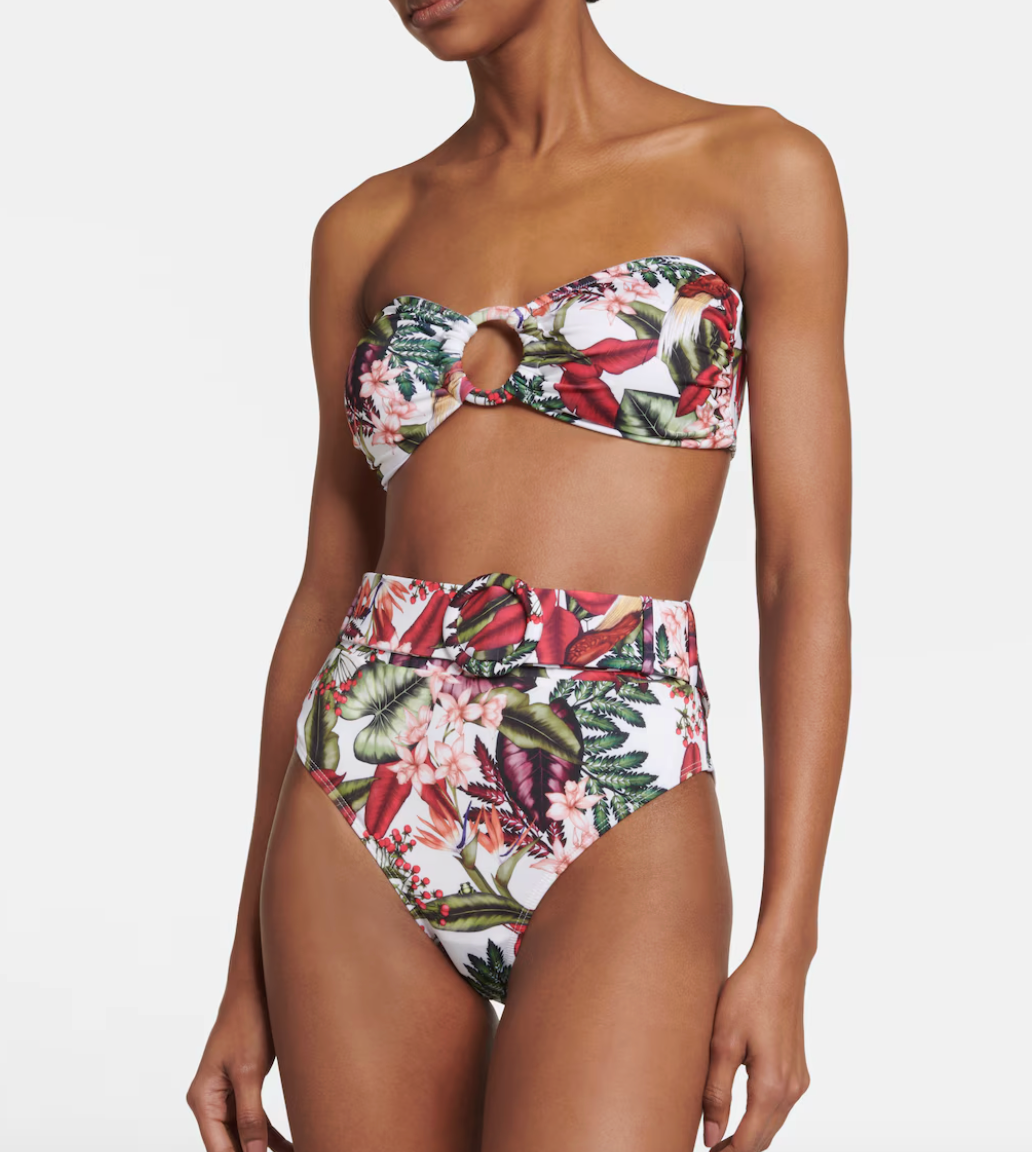ALEXANDRA MIRO CARLOTTA BIKINI TROPICAL PRINT