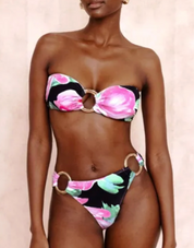 ALEXANDRA MIRO CARLOTTA WINTER FLORAL TOP XS