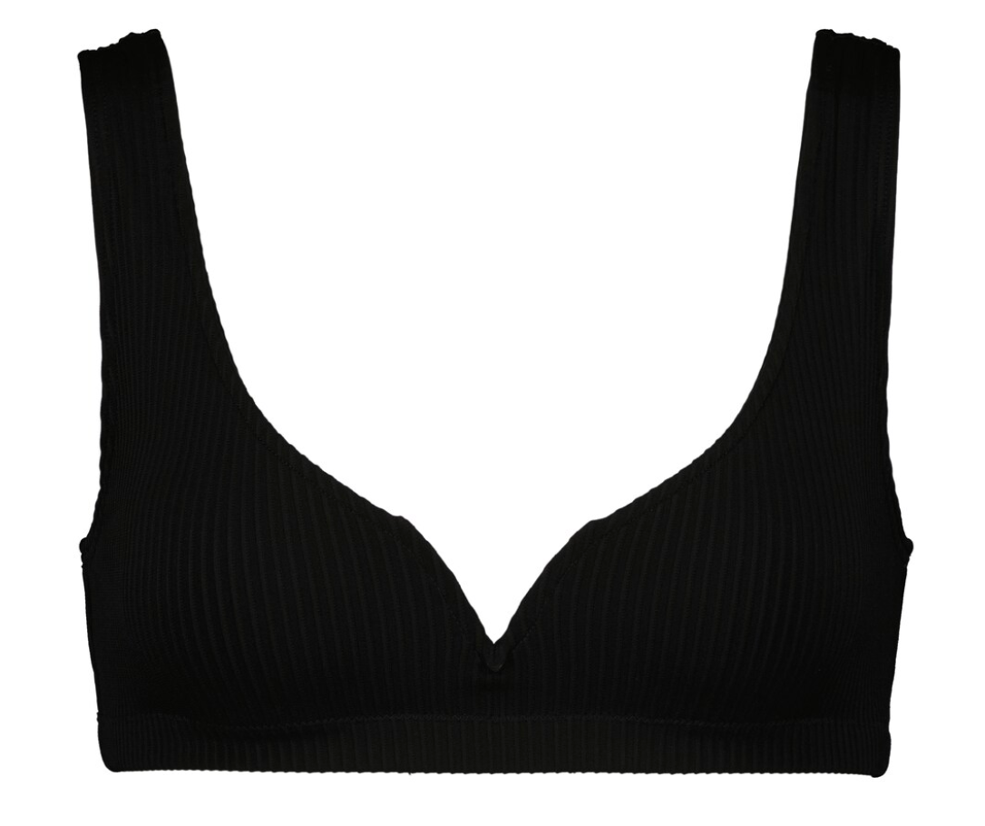 ALEXANDRA MIRO KAMALA BIKINI TOP BLACK