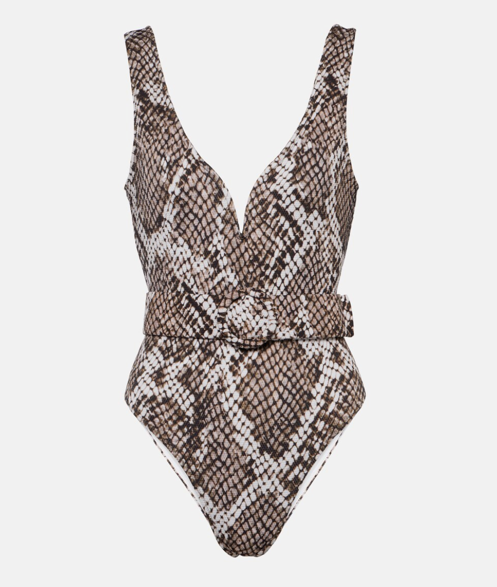 ALEXANDRA MIRO KIKI SWIMSUIT SNAKE