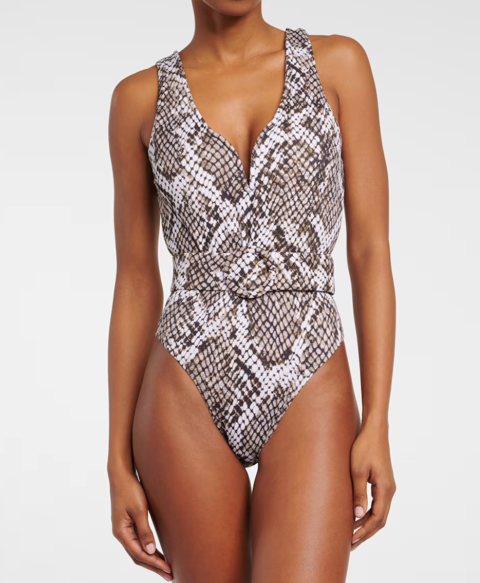 ALEXANDRA MIRO KIKI SWIMSUIT SNAKE