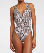 ALEXANDRA MIRO KIKI SWIMSUIT SNAKE