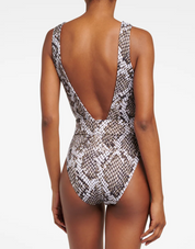 ALEXANDRA MIRO KIKI SWIMSUIT SNAKE