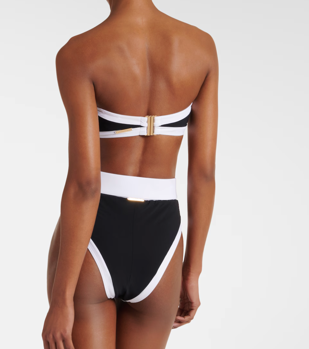 ALEXANDRA MIRO WHITNEY BIKINI TOP BLACK