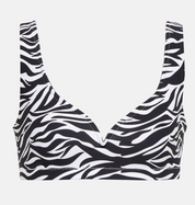 ALEXANDRA MIRO KAMALA BIKINI TOP ZEBRA