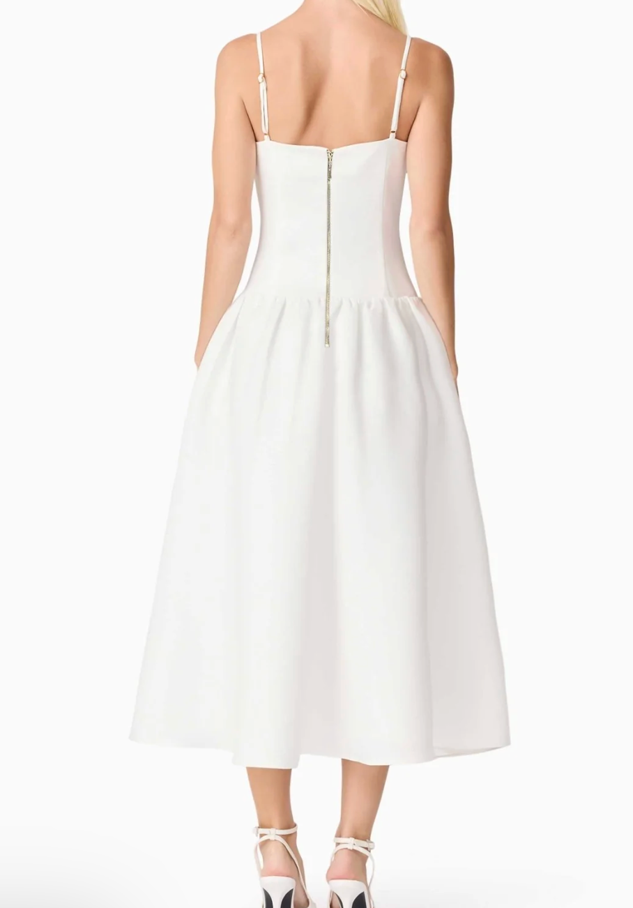 Elliatt Ursula Midi Dress - Ivory