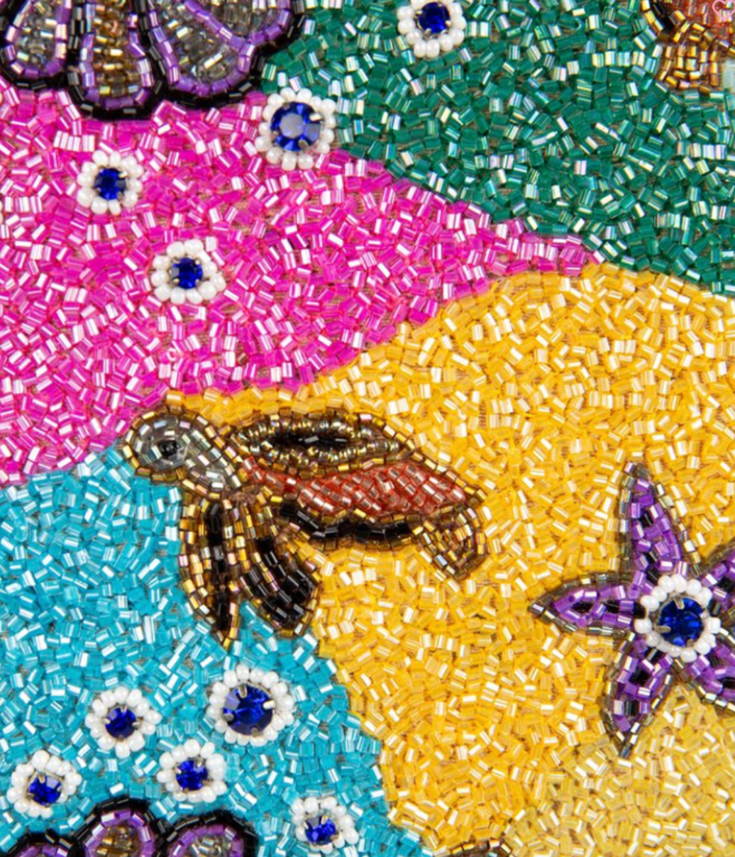 Oceanus Coral Reef Hand Beaded Bag