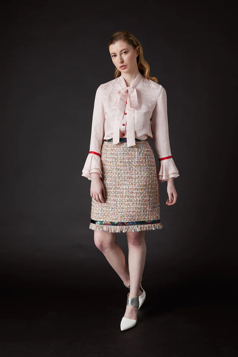 SKYLENCE - Chelsea Tang Tweed Skirt Multi