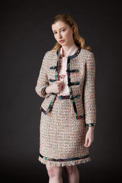 SKYLENCE - Chelsea Tang Tweed Jacket Multi - SAMPLE SALE LONDON 