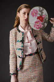 SKYLENCE - Chelsea Tang Tweed Jacket Multi - SAMPLE SALE LONDON 