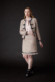 SKYLENCE - Chelsea Tang Tweed Jacket Multi - SAMPLE SALE LONDON 