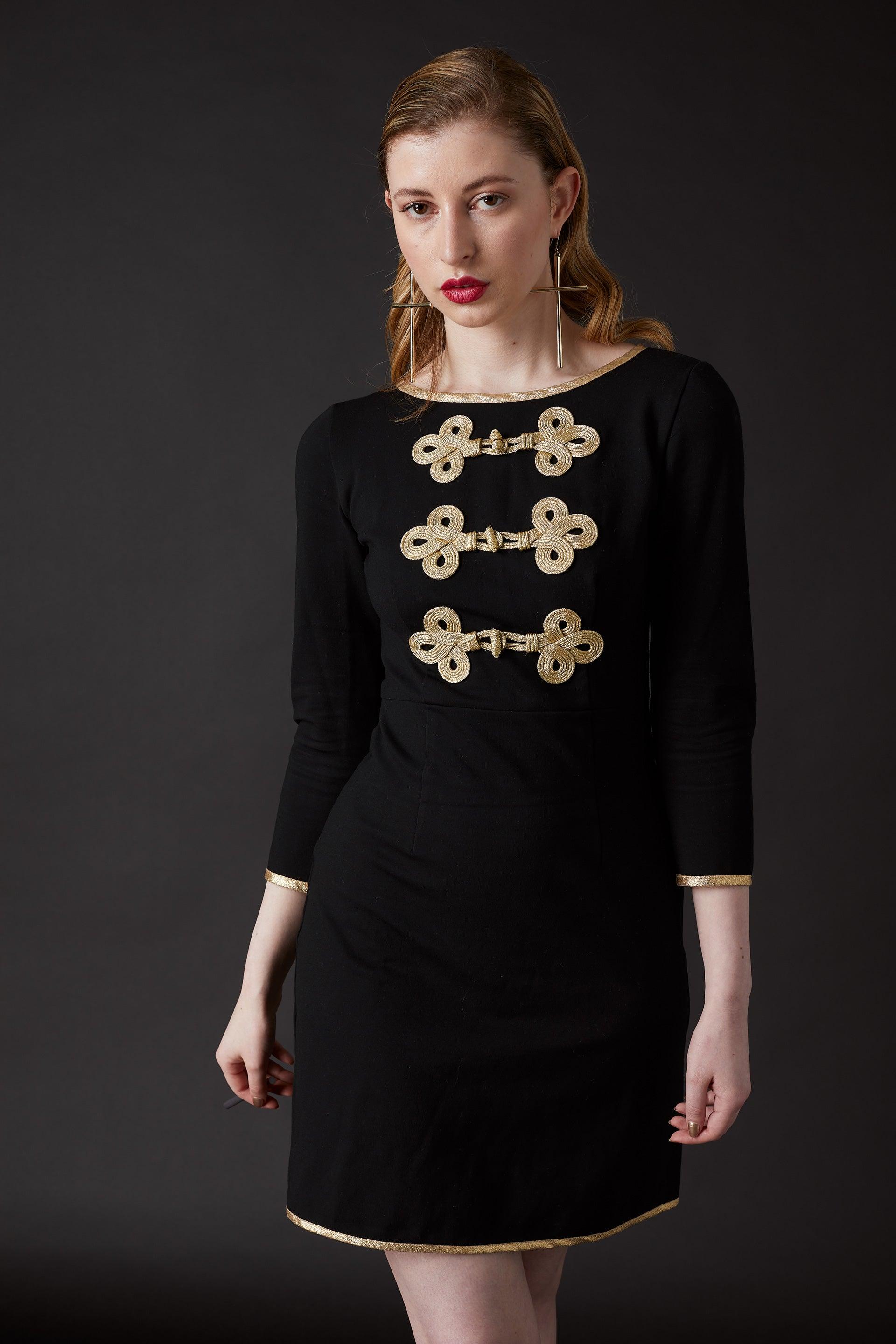 SKYLENCE - Regency Dress Black - SAMPLE SALE LONDON 