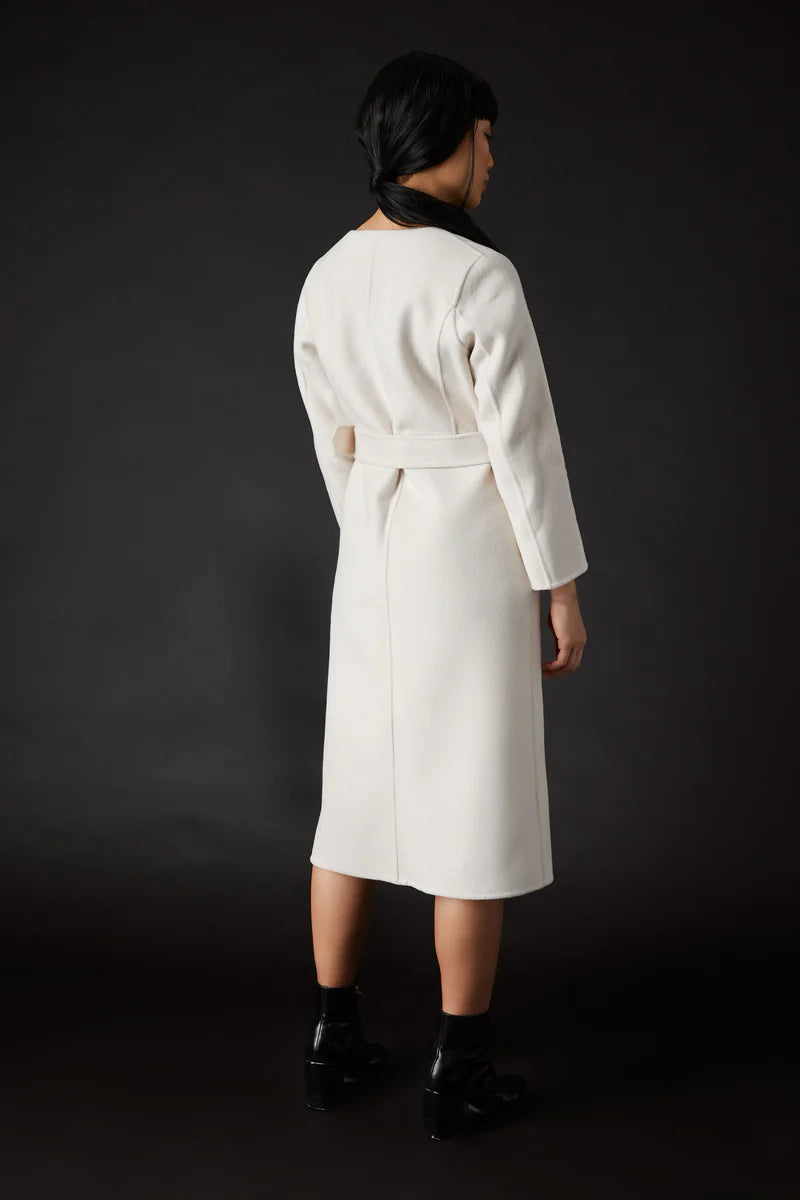 SKYLENCE - Lin Military Coat White