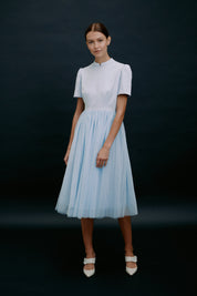 Anna Tulle Dress Blue