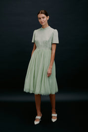 SKYLENCE - Anna Tulle Dress Green