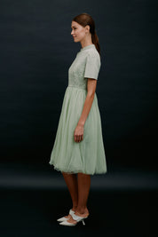 SKYLENCE - Anna Tulle Dress Green