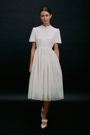 Anna Tulle Dress White