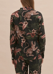 Desmond & Dempsey - SOLEIA Long Sleeve Pyjama Shirt