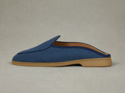 Stride Mule Loafers in Bleu Celadon Merlinen