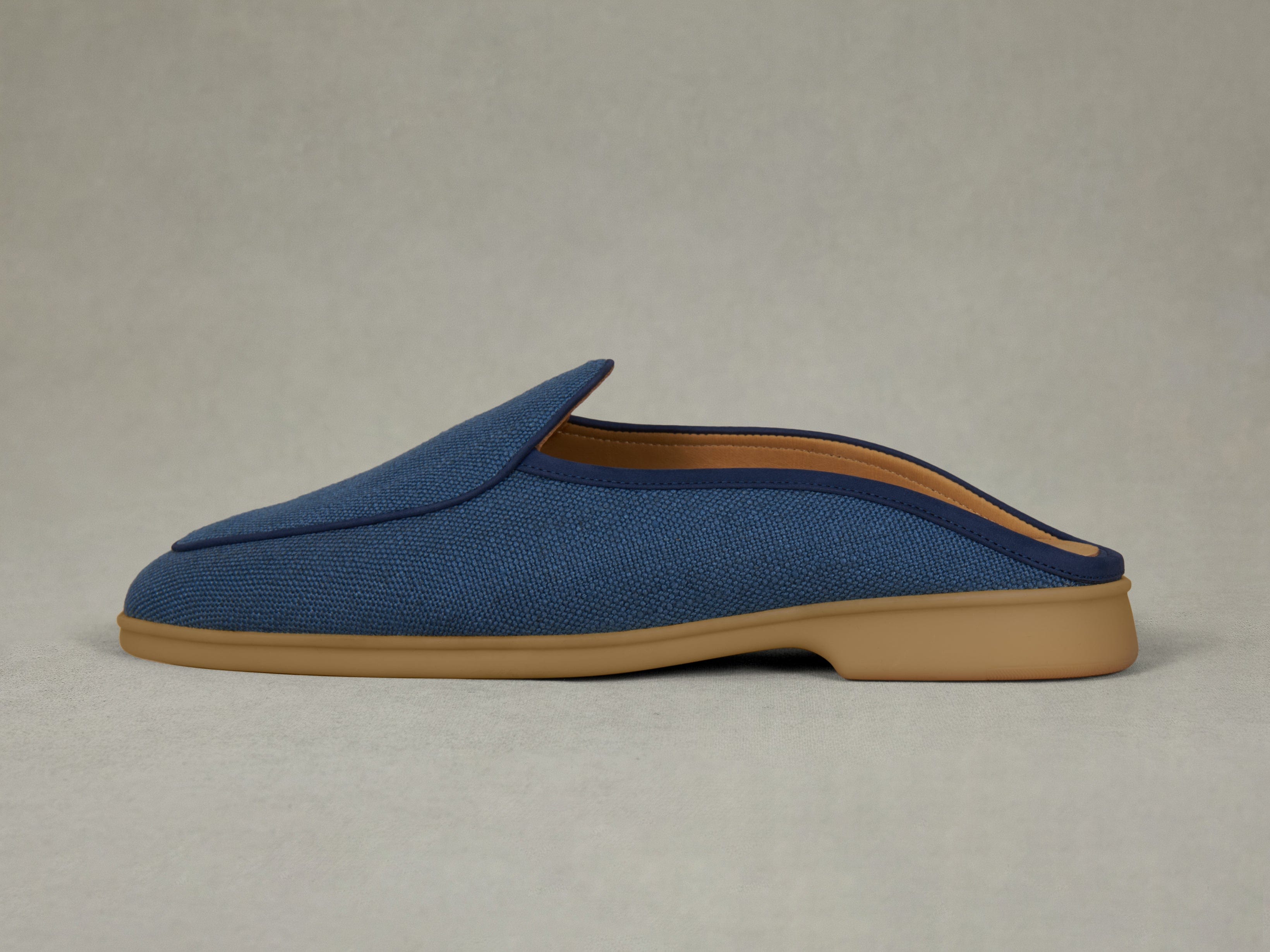 Stride Mule Loafers in Bleu Celadon Merlinen