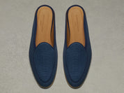 Stride Mule Loafers in Bleu Celadon Merlinen