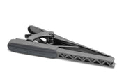 Tateossian Black IP stainless steel RT Elements tie clip with hematite