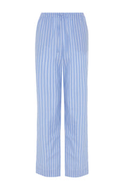 Aurelia Trouser Blue & White Stripe Cotton Silk