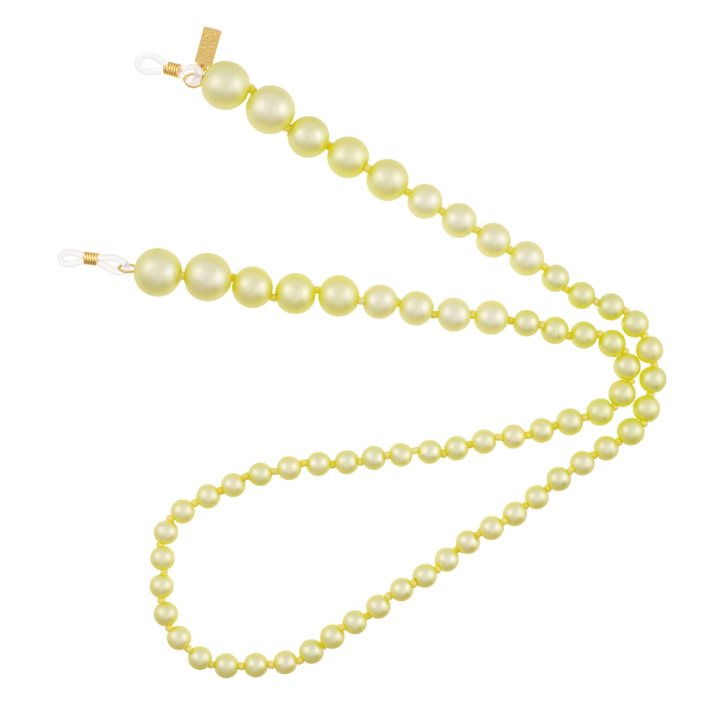TALIS CHAINS - Pearl XL Sunglasses Chain – Lemon