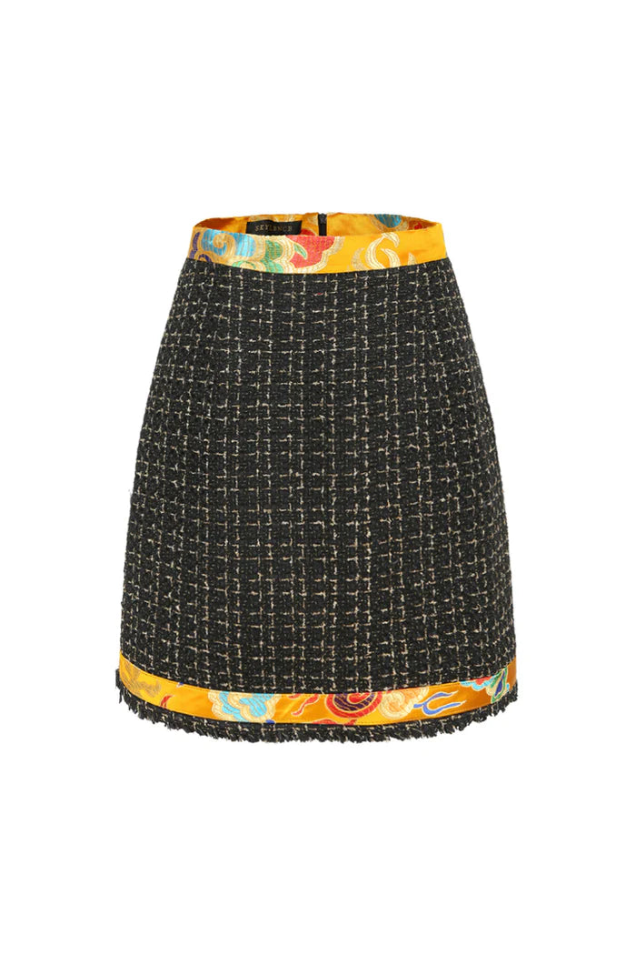 SKYLENCE - Pingyang Tweed Skirt