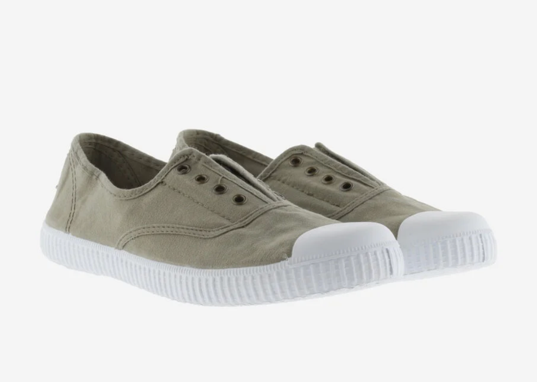 Victoria slip on sneakers Military