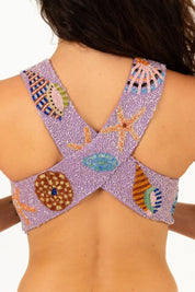 Oceanus Co-Ord Top Criss Cross