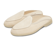 Stride Mule Loafers in Argile Glove Suede Natural Sole